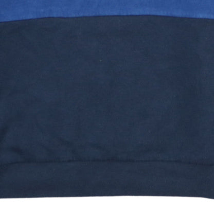 Champion Boys Blue 2XL Colourblock Crew Neck Sweatshirt