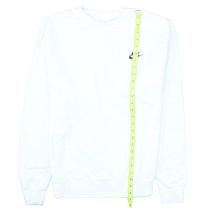 Nike Men's White Pullover Crew Neck Sweatshirt Size M