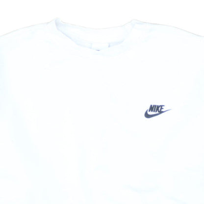 Nike Men's White Pullover Crew Neck Sweatshirt Size M