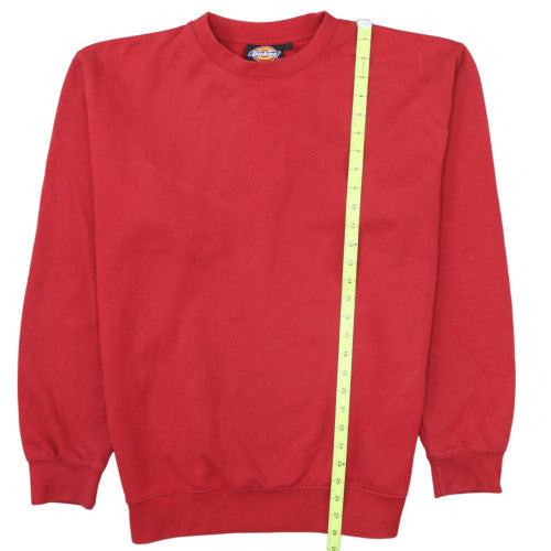 Dickies Men's Red Crew Neck Pullover Sweatshirt Size L