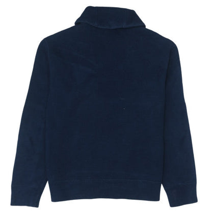 Polo Ralph Lauren Men's Blue Henley Sweatshirt Size L
