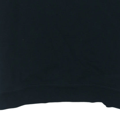 Nike Womens Black Pullover Hoodie Sweatshirt Size M Cotton Blend