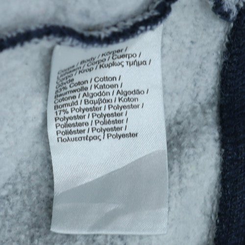 Lacoste Sport Men's Blue XL Full Zip Hoodie Cotton Blend