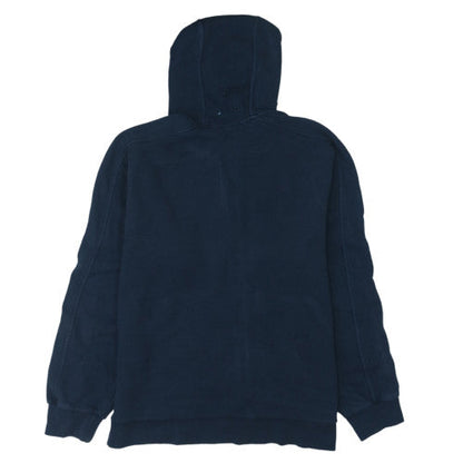adidas Men's Blue Full Zip Fleece Hoodie Size L Sportswear