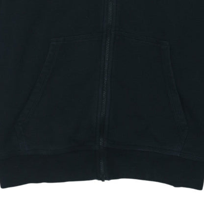Nike Men's Black XL Full Zip Hoodie with Logo
