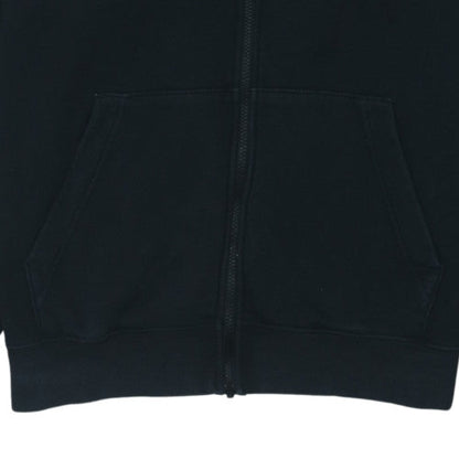 Nike Men's Black Full Zip Hoodie L Classic Fleece Zip Sweatshirt