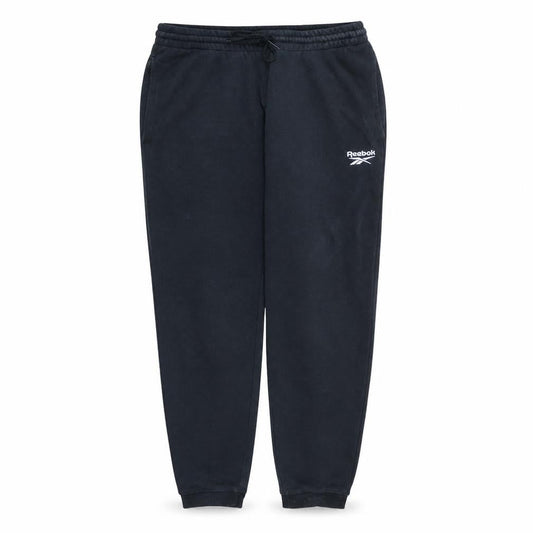 Reebok Men's Black Jogger Sweatpants L Fleece Elastic Waist Activewear