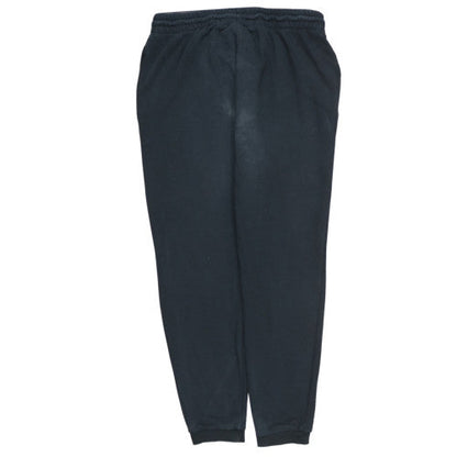 Reebok Men's Black Jogger Sweatpants L Fleece Elastic Waist Activewear
