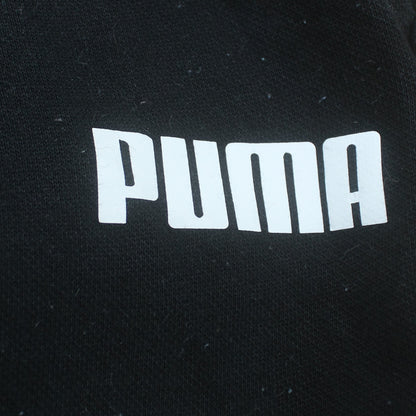 Puma Men’s Black XL Jogger Sweatpants Fleece Tapered Fit