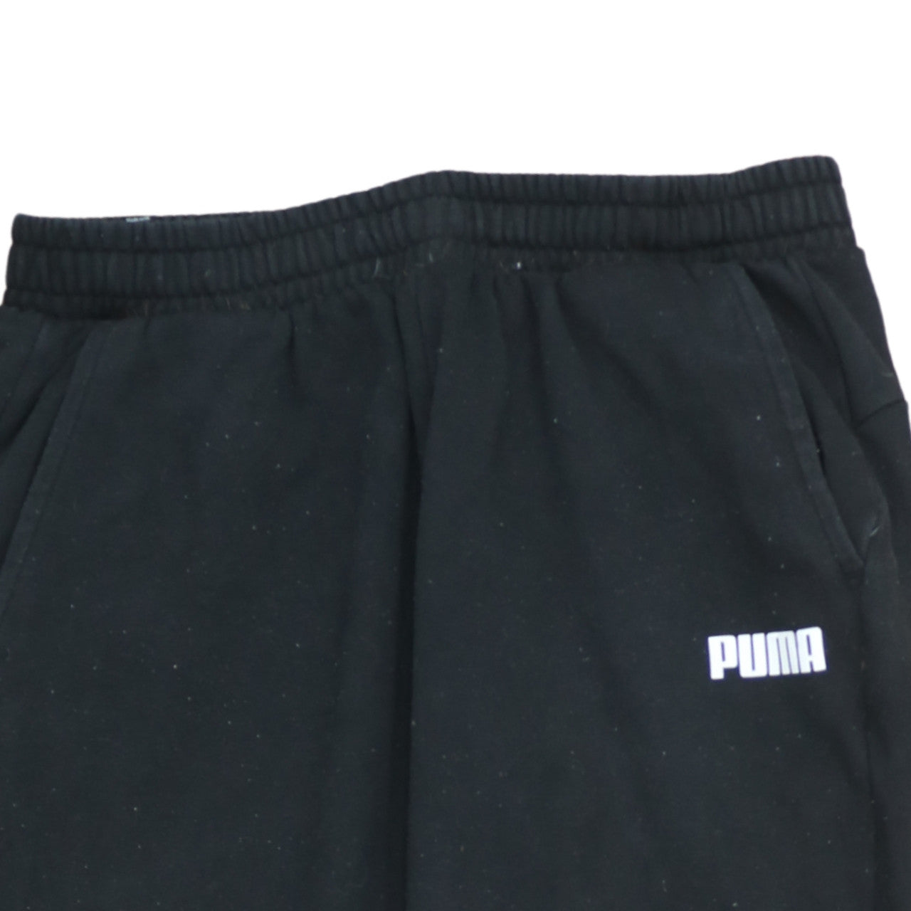 Puma Men’s Black XL Jogger Sweatpants Fleece Tapered Fit