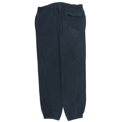 Nike Men's Black Jogger Sweatpants Size L 34in Elastic Waist Fleece
