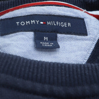 Tommy Hilfiger Men's Blue Logo Embroidered Pullover Sweatshirt Size M