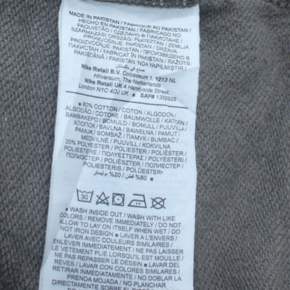Nike Women’s Grey Small Pullover Sweatshirt Crew Neck Cotton Blend