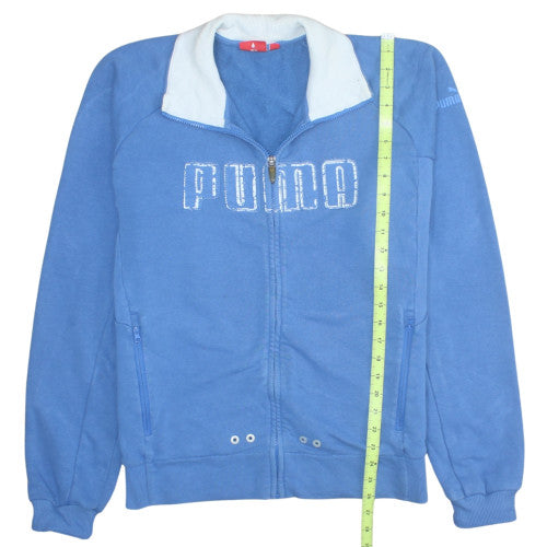 Puma Men’s Blue Full Zip Sweatshirt Size L Sports Fleece