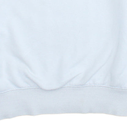 Champion Men’s White Pullover Sweatshirt M Logo Crew Neck
