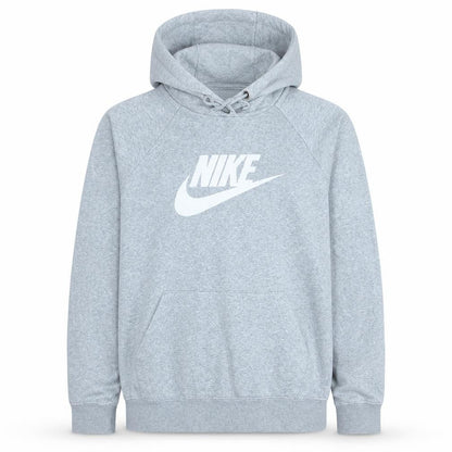 Nike Men's Grey Pullover Hoodie M Regular Fit Graphic Sportswear