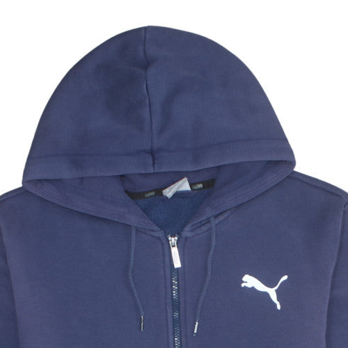 Puma Men's Blue Full Zip Hoodie M Classic Sportswear