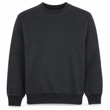 adidas Men's Black Crew Neck Sweatshirt M Regular Fit Cotton Blend