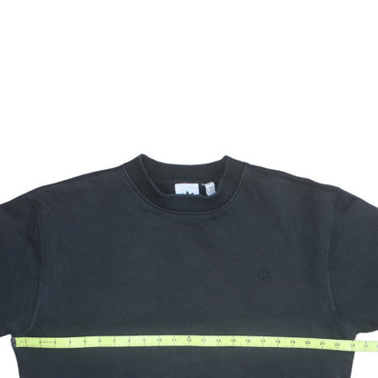 adidas Men's Black Crew Neck Sweatshirt M Regular Fit Cotton Blend