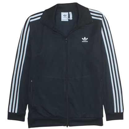 Adidas Men’s Black Full Zip Track Sweatshirt Small Retro Sports Jacket