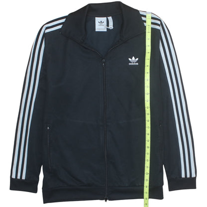 Adidas Men’s Black Full Zip Track Sweatshirt Small Retro Sports Jacket
