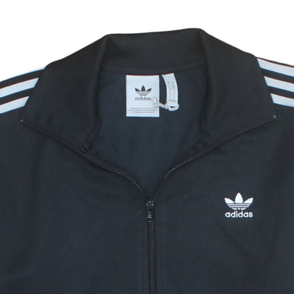 Adidas Men’s Black Full Zip Track Sweatshirt Small Retro Sports Jacket