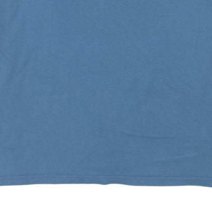 Columbia Mens Blue 2XL Graphic Dog Outdoor Cotton T-Shirt