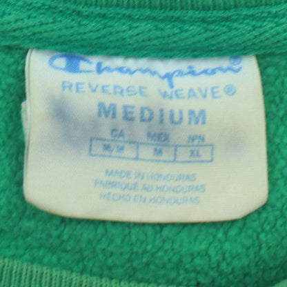 Champion Men's Green Reverse Weave Pullover Sweatshirt Medium