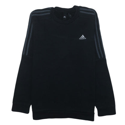 Adidas Men's Black Pullover Crew Neck Sweatshirt Size M
