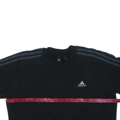 Adidas Men's Black Pullover Crew Neck Sweatshirt Size M