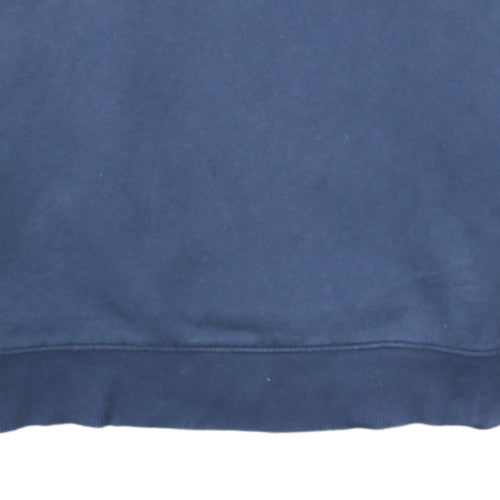 Tommy Jeans Men's Blue Logo Crew Neck Pullover Sweatshirt L