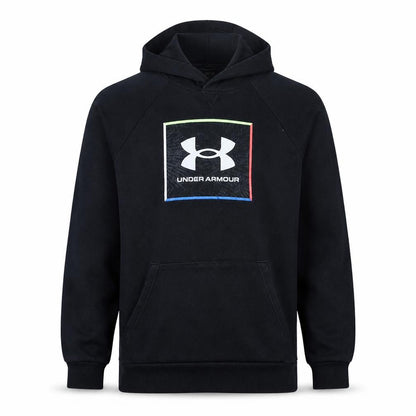Under Armour Men's Black Pullover Hoodie M Relaxed Fit Sports Style