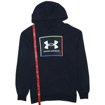 Under Armour Men's Black Pullover Hoodie M Relaxed Fit Sports Style