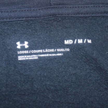 Under Armour Men's Black Pullover Hoodie M Relaxed Fit Sports Style