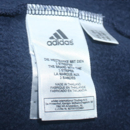 Adidas Teens Blue Pullover Hoodie Long Sleeve Sports Fleece 14