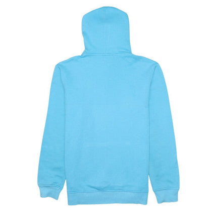 Adidas Men's Blue Pullover Hoodie S Graphic Logo Sportswear