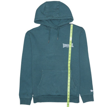 Lonsdale Men's Green Pullover Hoodie Medium Regular Fit
