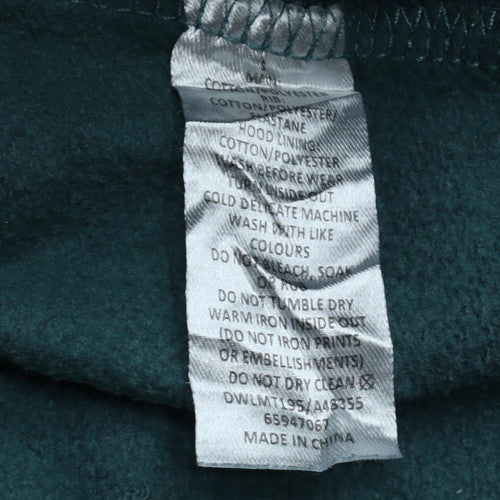 Lonsdale Men's Green Pullover Hoodie Medium Regular Fit