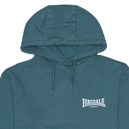 Lonsdale Men's Green Pullover Hoodie Medium Regular Fit