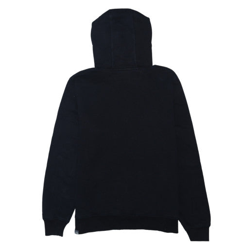 The North Face Mens Black Pullover Hoodie Size L Fleece Logo Sweatshirt