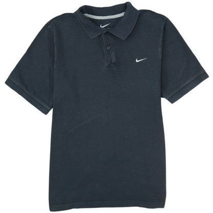 Nike Men's Black Cotton Polo Shirt Size M Classic Fit