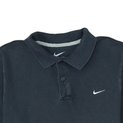 Nike Men's Black Cotton Polo Shirt Size M Classic Fit
