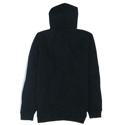Adidas Mens Black XL Pullover Hoodie with Logo and Pockets