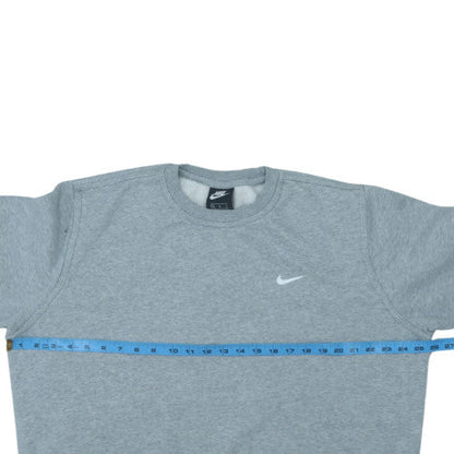 Nike Men's Grey XL Pullover Crew Neck Fleece Sweatshirt