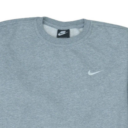 Nike Men's Grey XL Pullover Crew Neck Fleece Sweatshirt