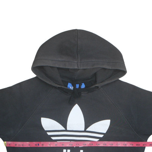 adidas Mens Black Pullover Hoodie S Regular Fit Classic Trefoil Logo