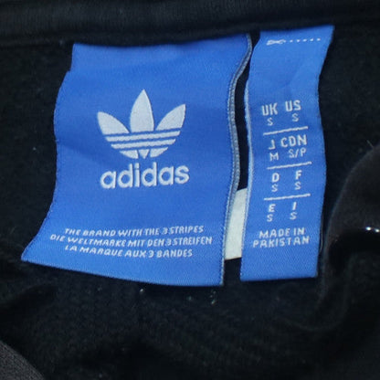 adidas Mens Black Pullover Hoodie S Regular Fit Classic Trefoil Logo