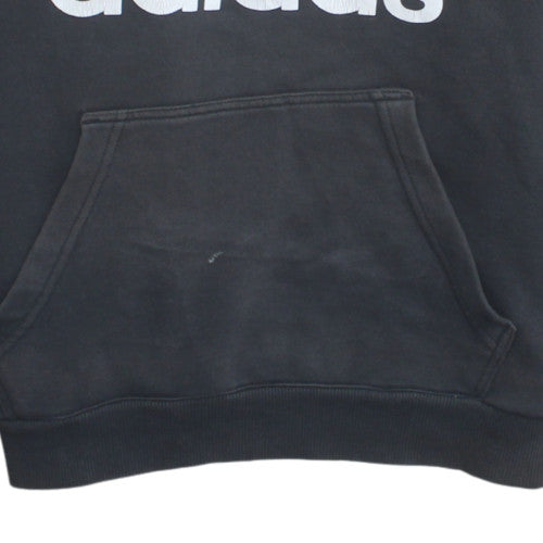 adidas Mens Black Pullover Hoodie S Regular Fit Classic Trefoil Logo