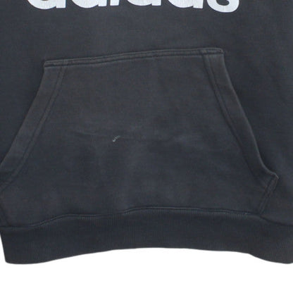 adidas Mens Black Pullover Hoodie S Regular Fit Classic Trefoil Logo