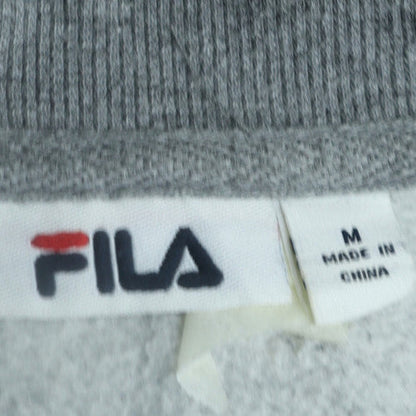 Fila Men's Grey Full Zip Sweatshirt M Logo Classic Style